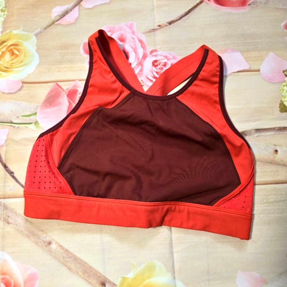 Athleta orange/red toned sports bra - Picture 2 of 6
